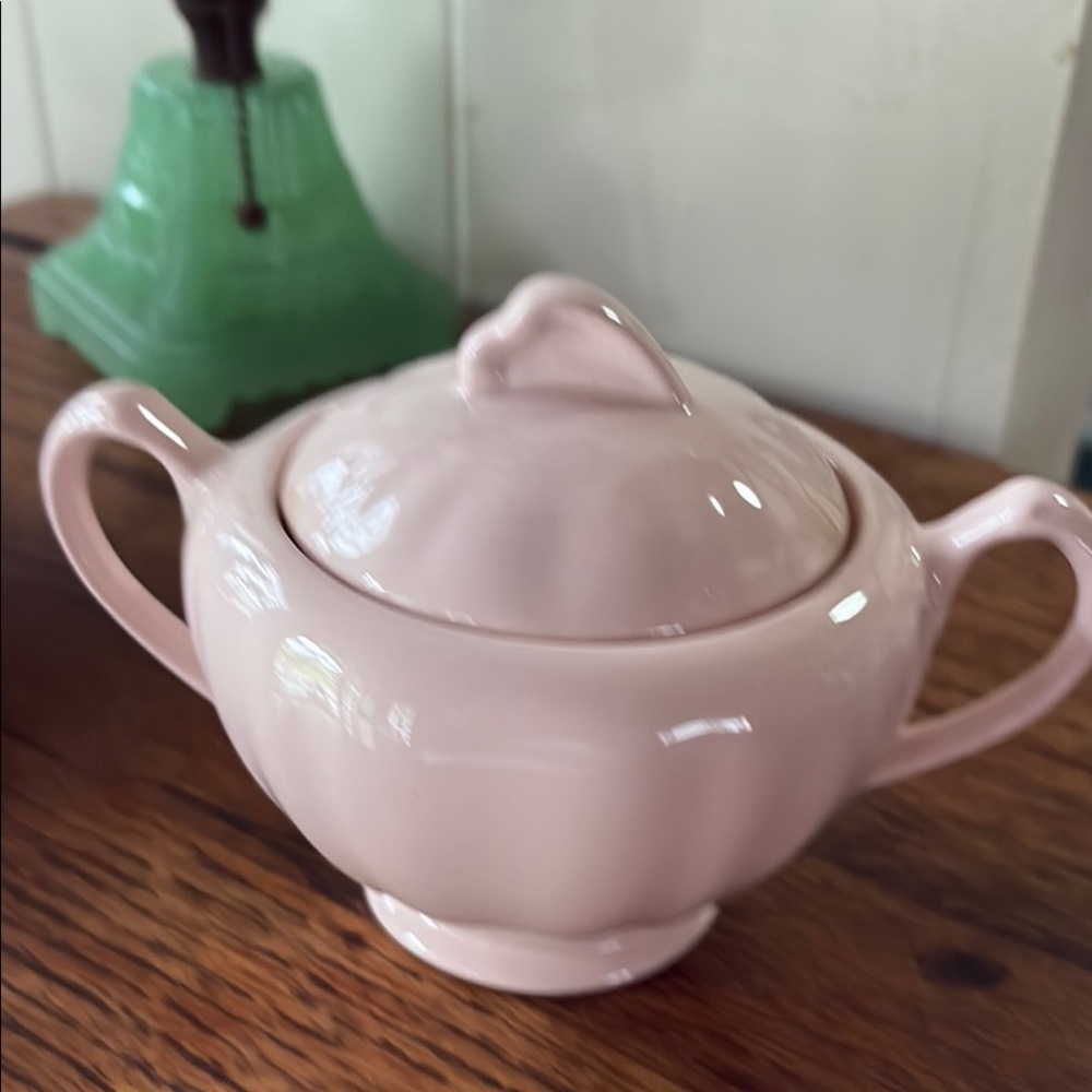 Vintage J & G Meakin Glamour Rosa Sugar Bowl